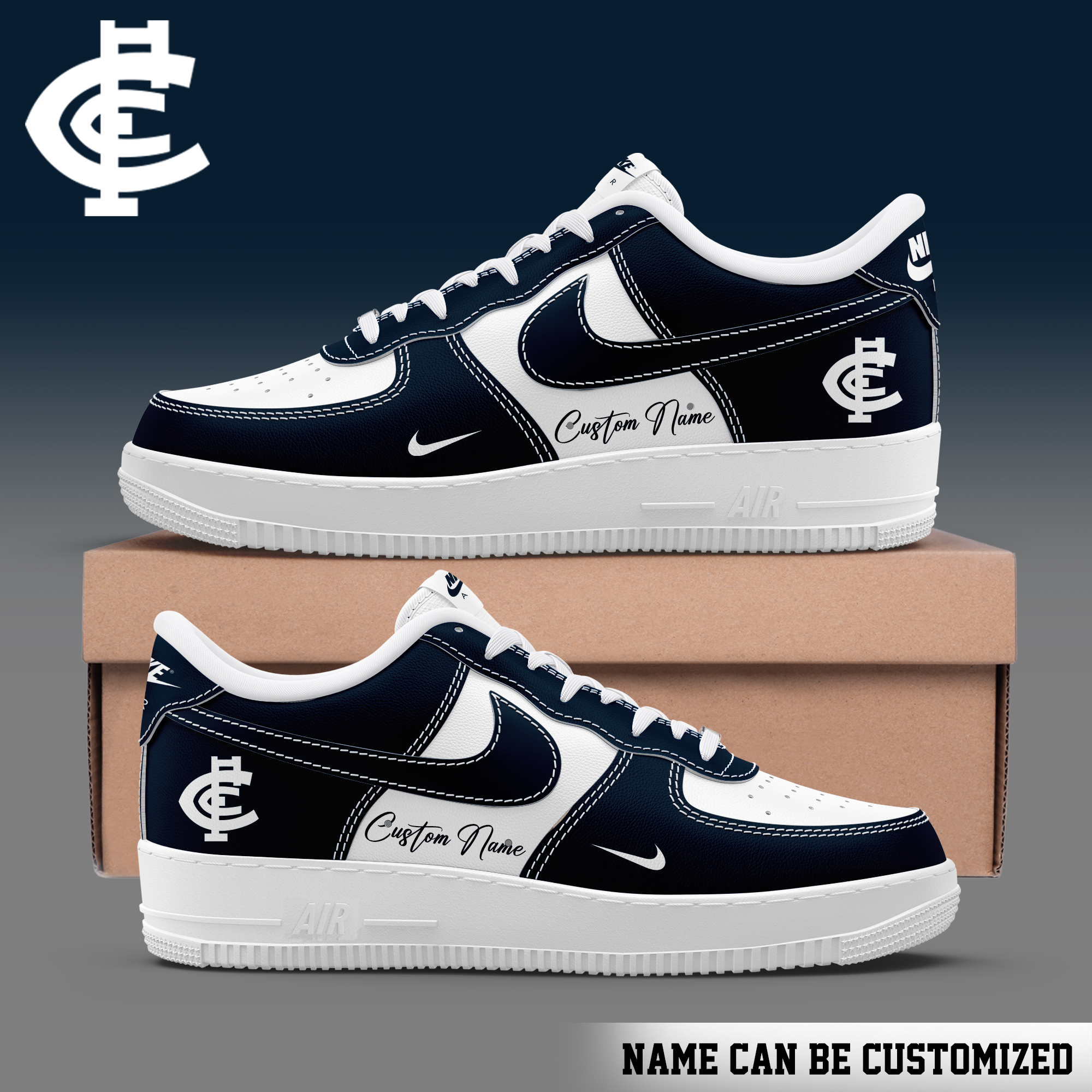 Carton Blues Sneakers Custom Name For Fans-SP02042407ID10DS09