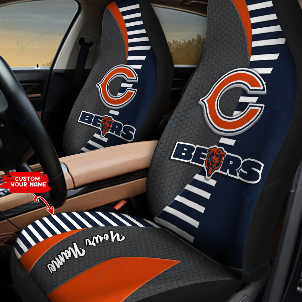 Chicago Bears Personalized Car Seat Covers BG273