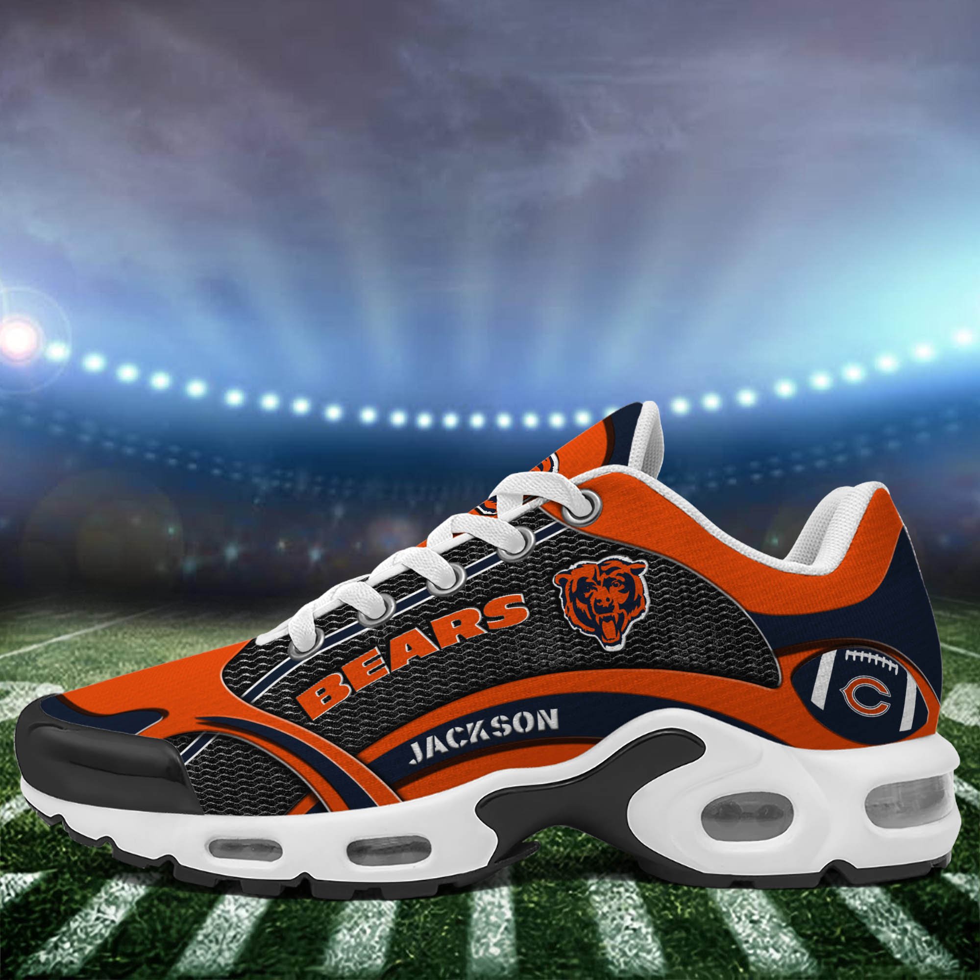 Chicago Bears Team TN Shoes 2026 Version Custom Name 889
