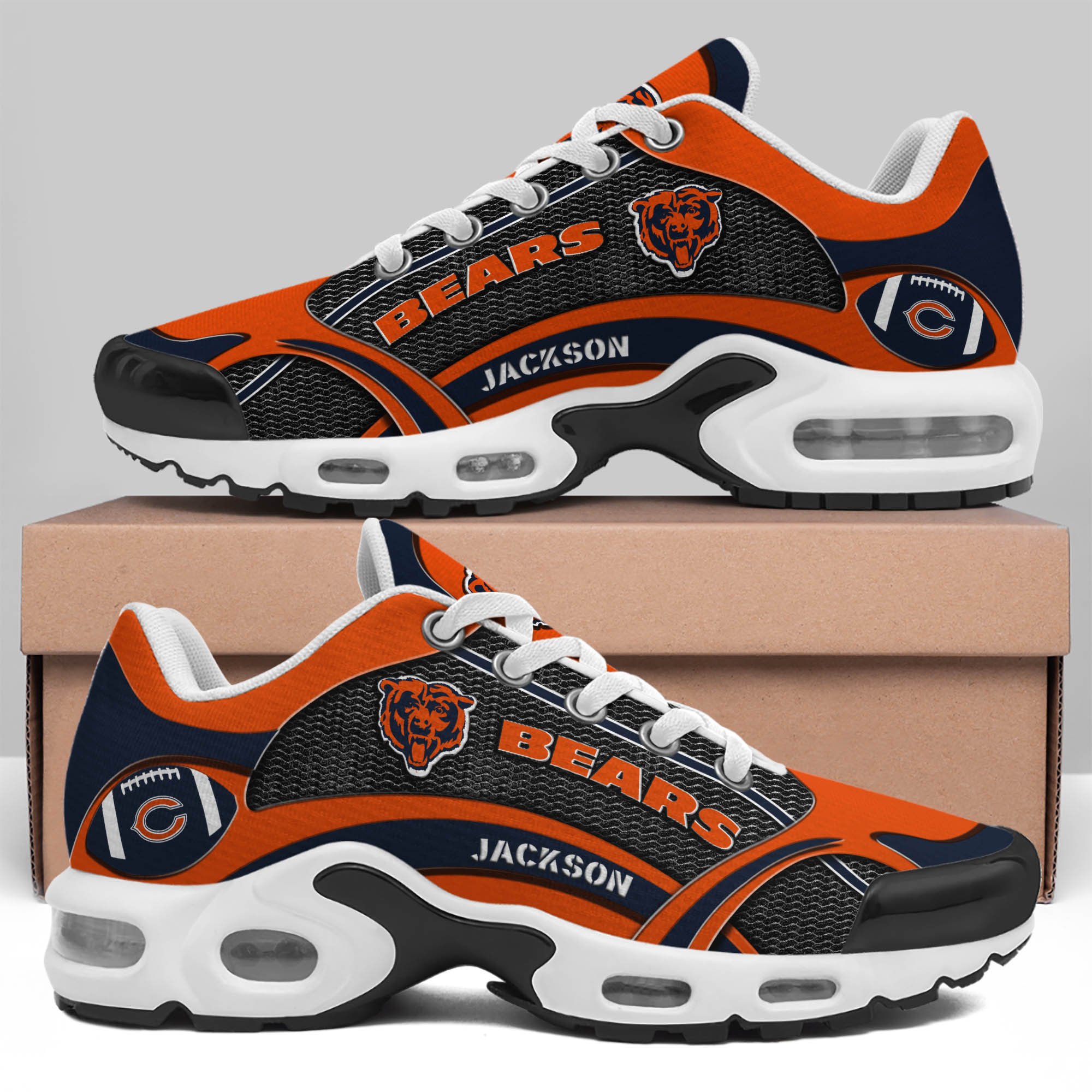Chicago Bears Team TN Shoes 2026 Version Custom Name 889