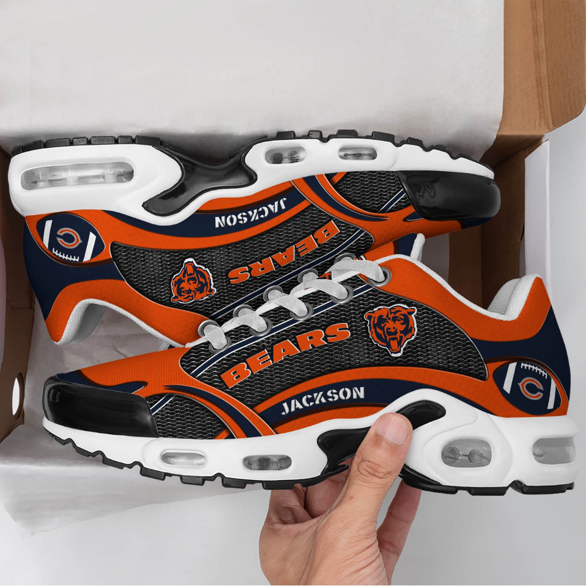 Chicago Bears Team TN Shoes 2026 Version Custom Name 889