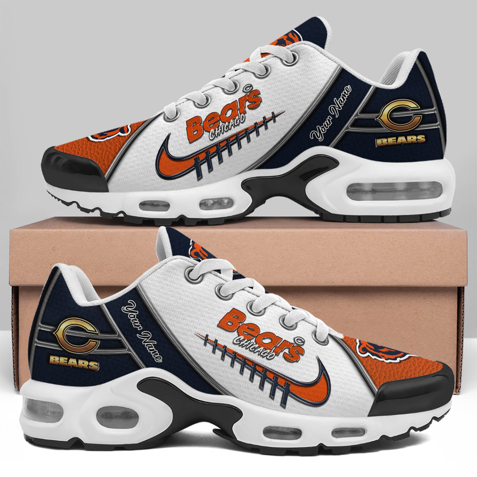 Chicago Bears TN Shoes 2026 Version Custom Your Name, Football Team Shoes 516