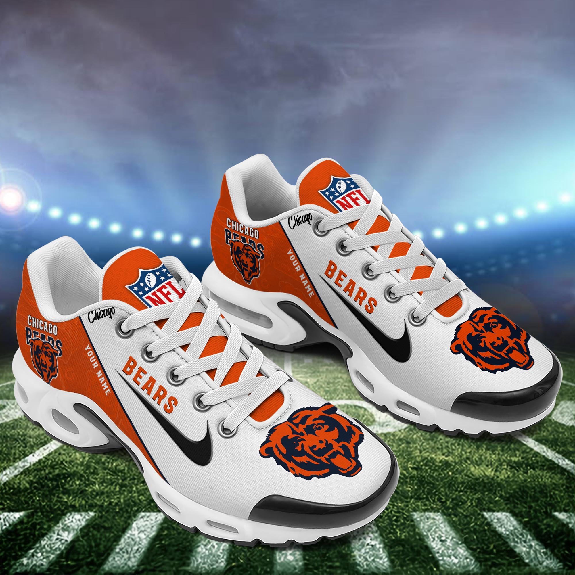 Chicago Bears TN Shoes 2026 Versions Custom Your Name 670