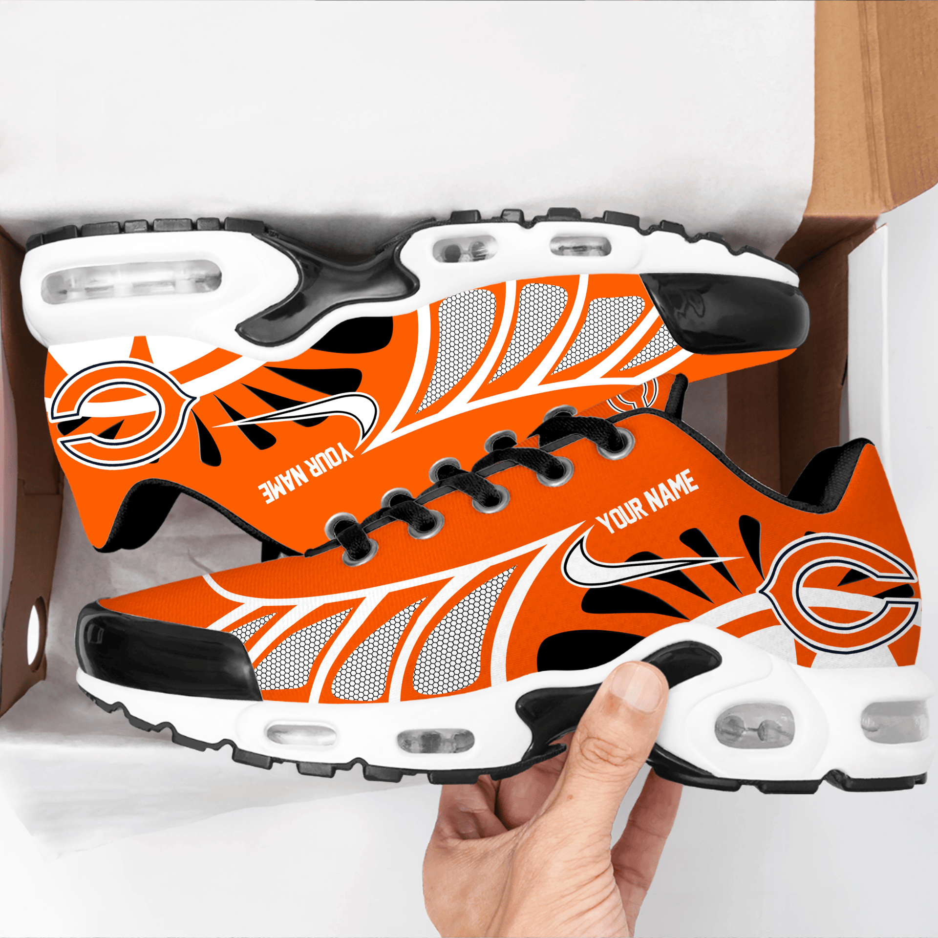 CHICAGO BEARS UNISEX AIR MAX PLUS SNEAKERS