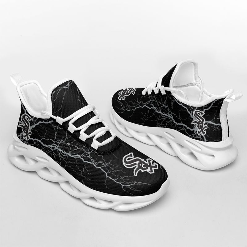 Chicago White Sox Lightning Pattern Max Soul Shoes NEW020538