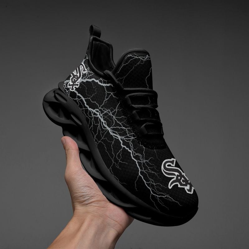 Chicago White Sox Lightning Pattern Max Soul Shoes NEW020538
