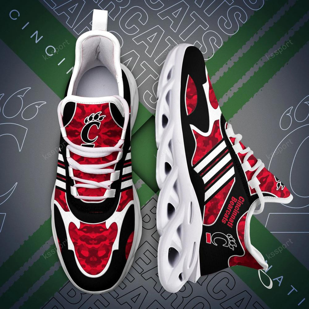 Cincinnati Bearcats Max Soul Clunky, Camo Running Sneakers For Fan Ever