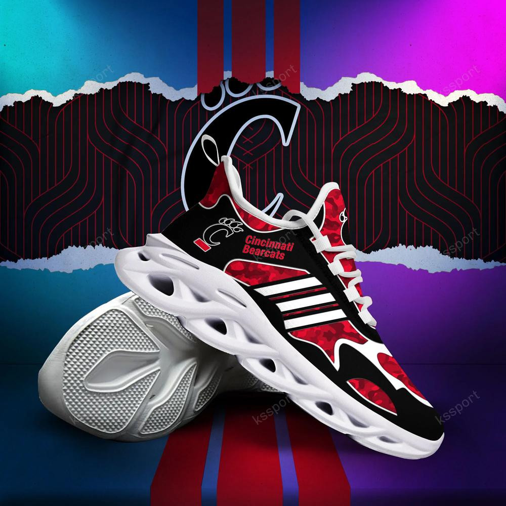 Cincinnati Bearcats Max Soul Clunky, Camo Running Sneakers For Fan Ever