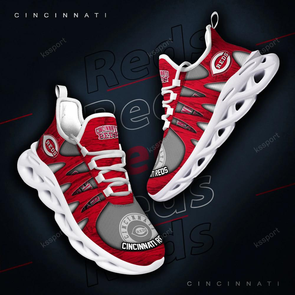 Cincinnati Reds Max Soul Shoes, Running Sneakers