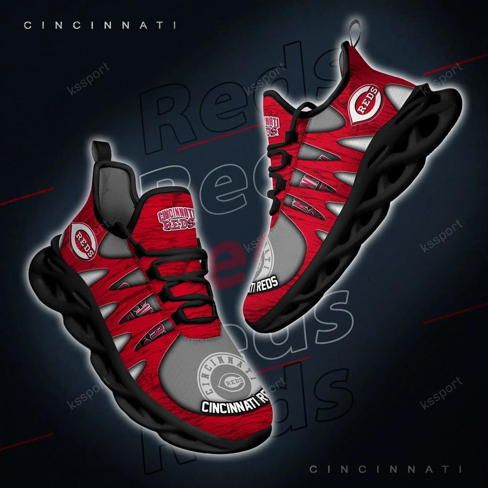 Cincinnati Reds Max Soul Shoes, Running Sneakers