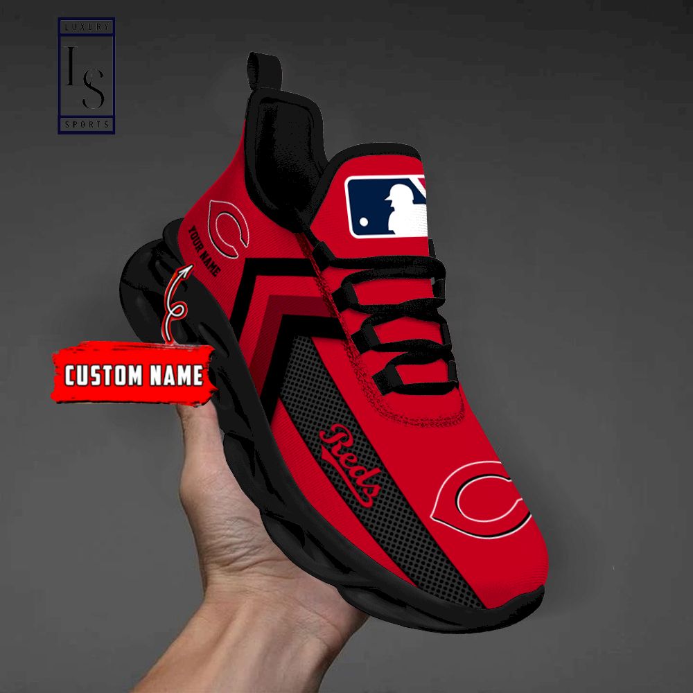 Cincinnati Reds Personalized Max Soul Shoes