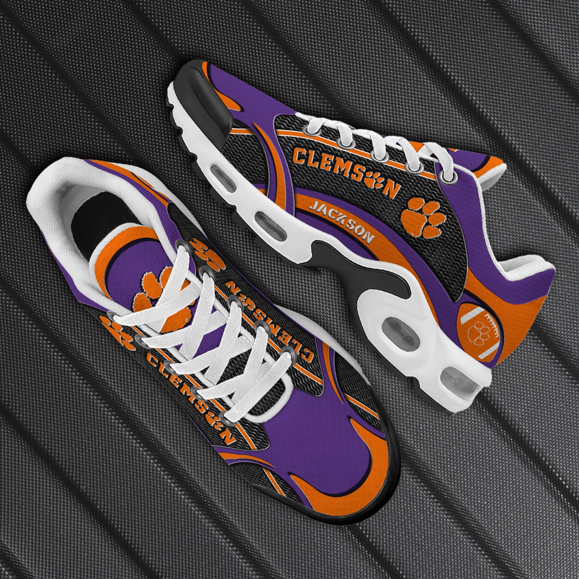 Clemson Tigers Team TN Shoes 2026 Version Custom Name 889