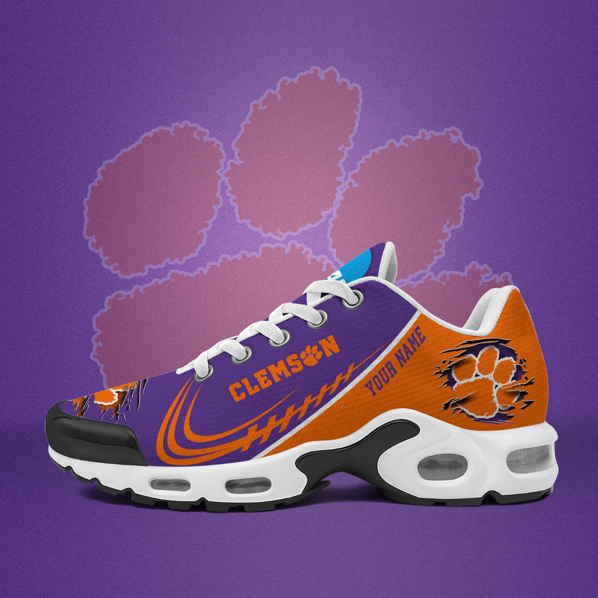 Clemson Tigers TN Shoes 2026 Version Custom Name