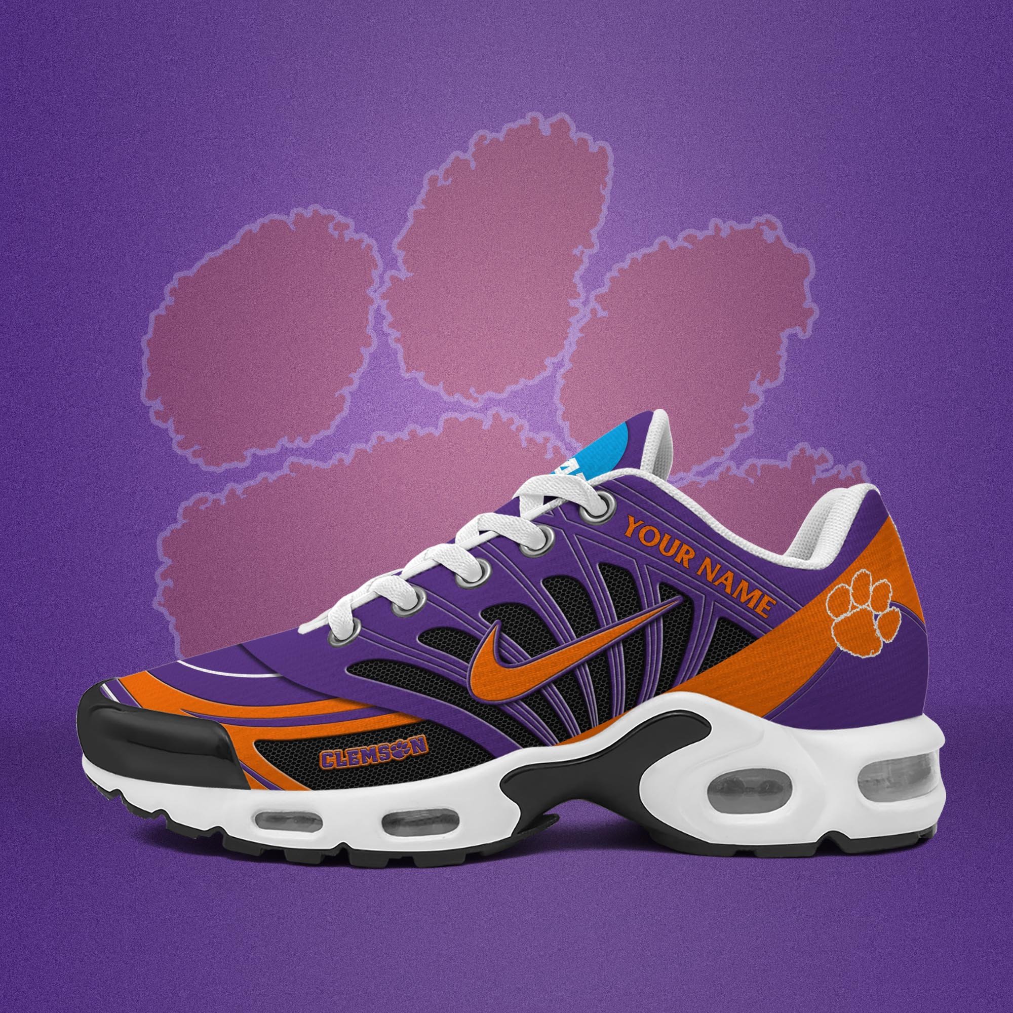Clemson Tigers TN Shoes 2026 Version Custom Name