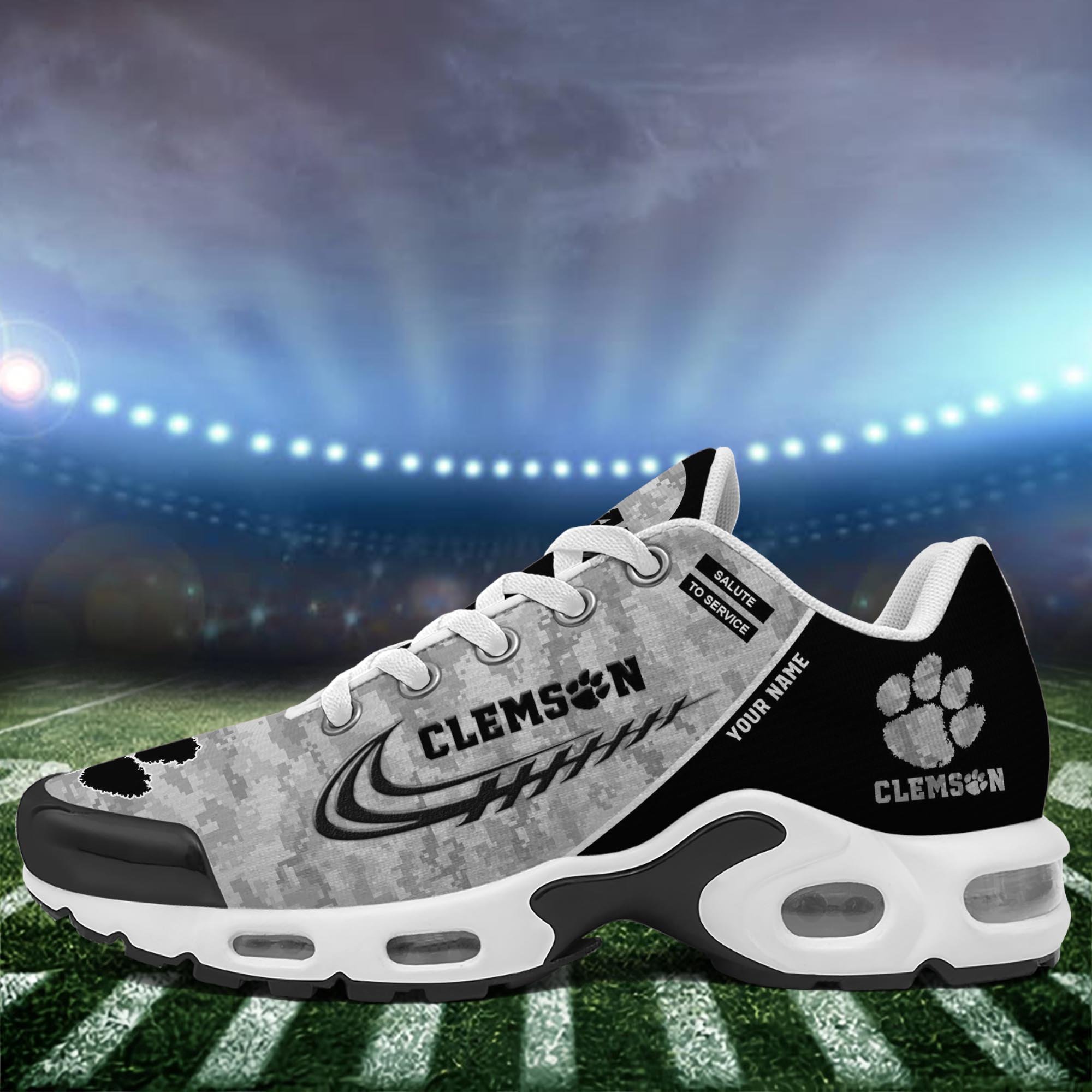 Clemson Tigers TN Shoes 2026 Version Custom Name, Camouflage Shoes PH585