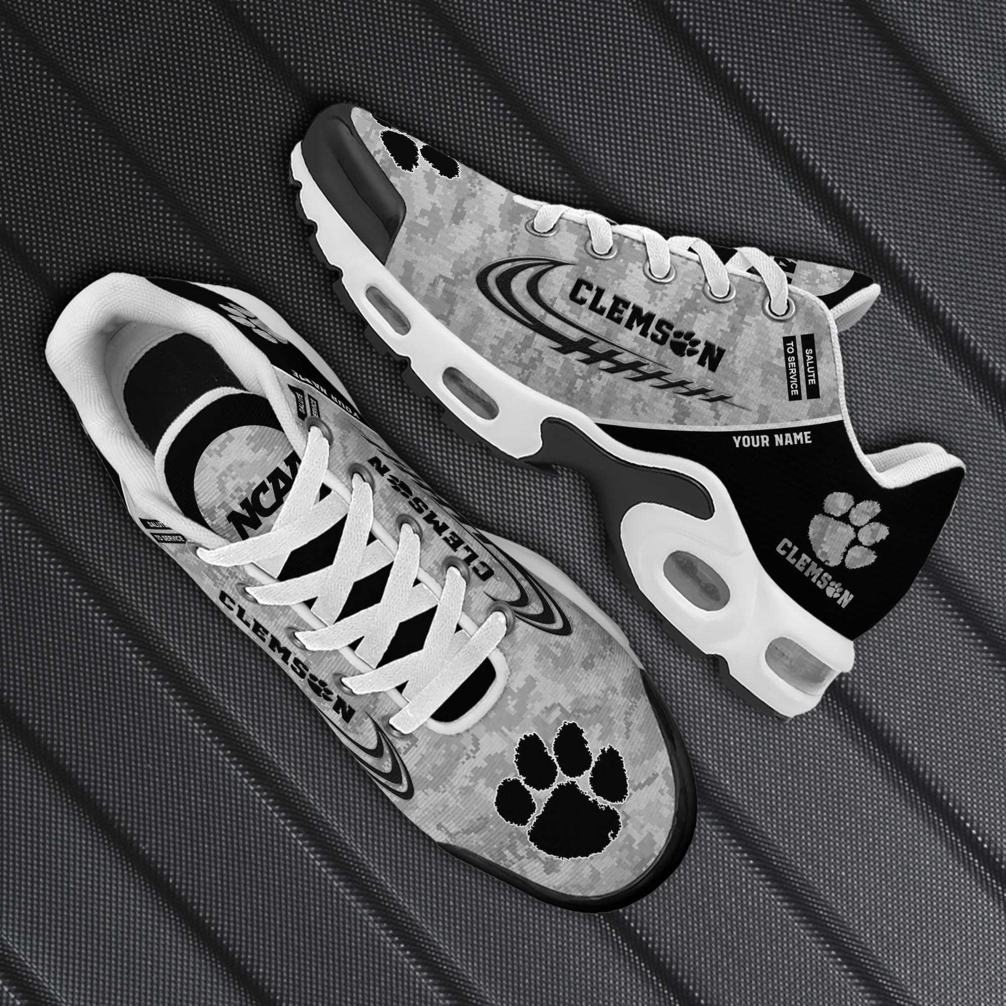Clemson Tigers TN Shoes 2026 Version Custom Name, Camouflage Shoes PH585