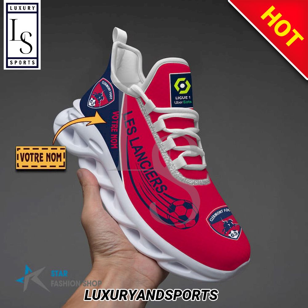 Clermont Foot Auvergne 63 Ligue 1 Custom Name Max Soul Shoes
