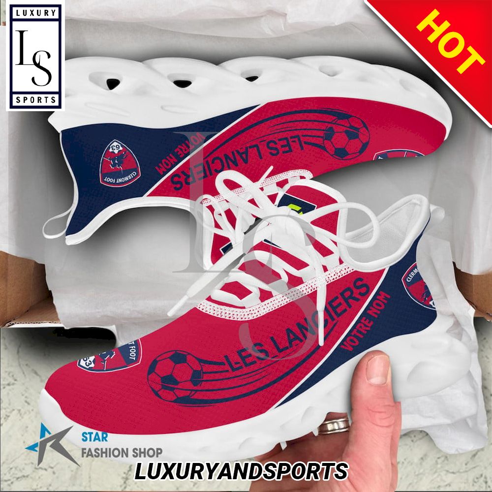 Clermont Foot Auvergne 63 Ligue 1 Custom Name Max Soul Shoes