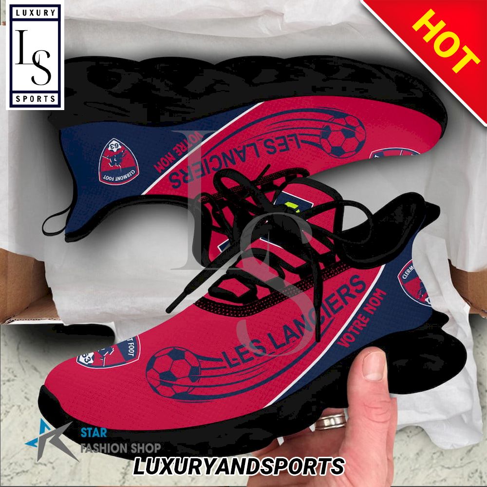 Clermont Foot Auvergne 63 Ligue 1 Custom Name Max Soul Shoes