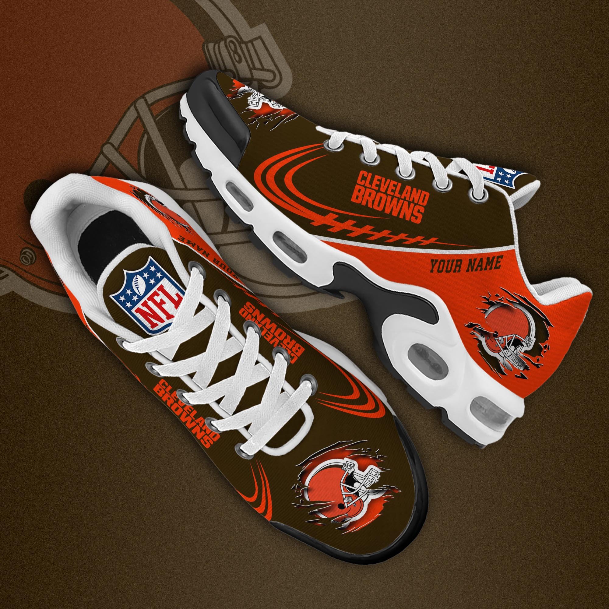 Cleveland Browns TN Shoes 2026 Version Custom Name