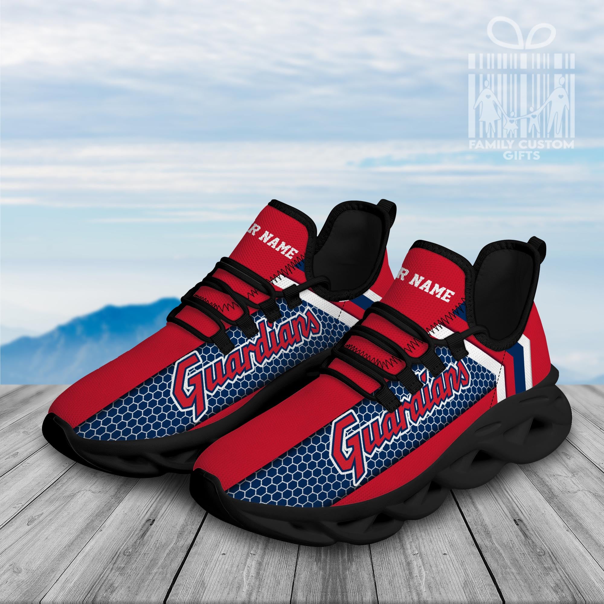Cleveland Guardians Custom Baseball Personalized Max Soul Sneakers Running Sport Shoes