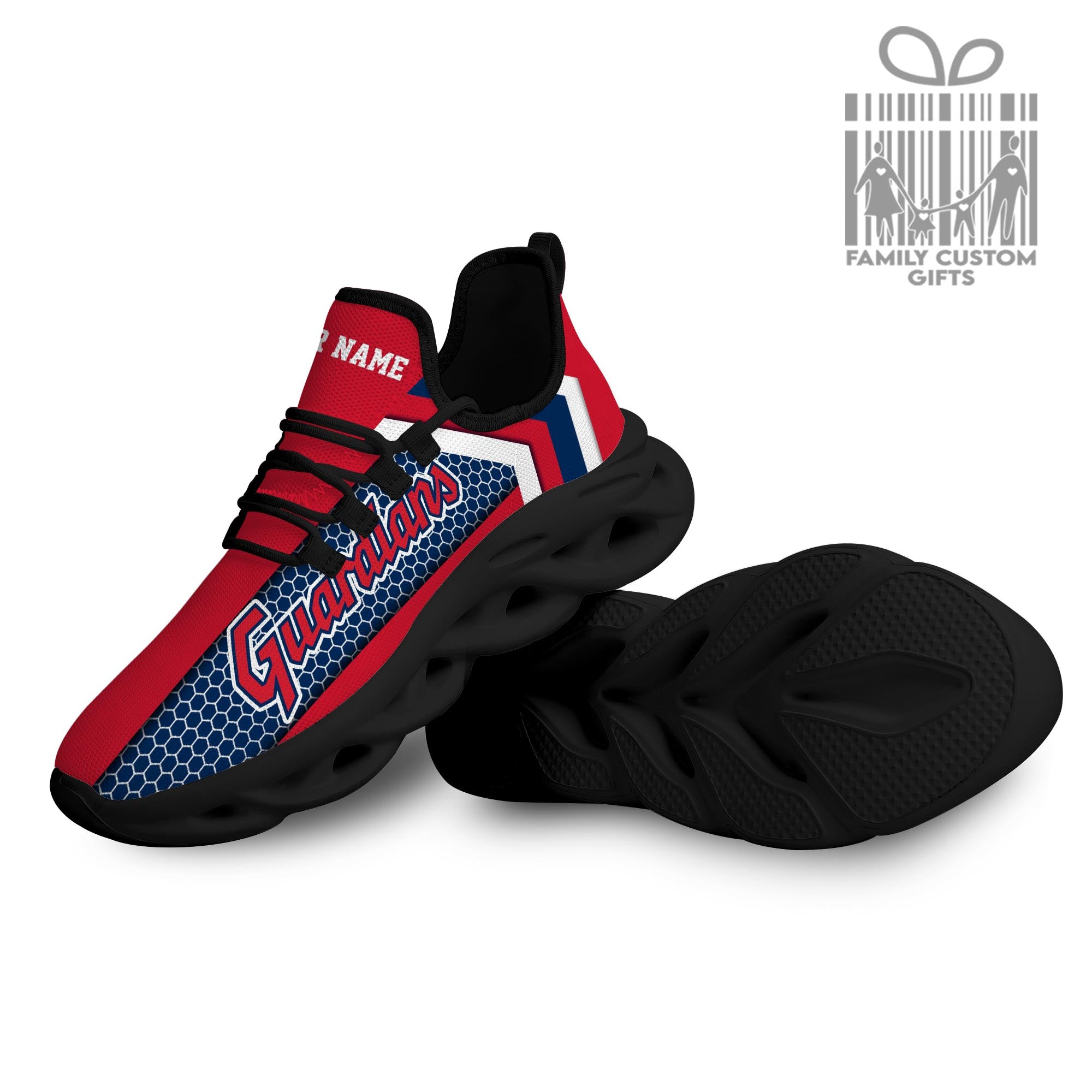 Cleveland Guardians Custom Baseball Personalized Max Soul Sneakers Running Sport Shoes