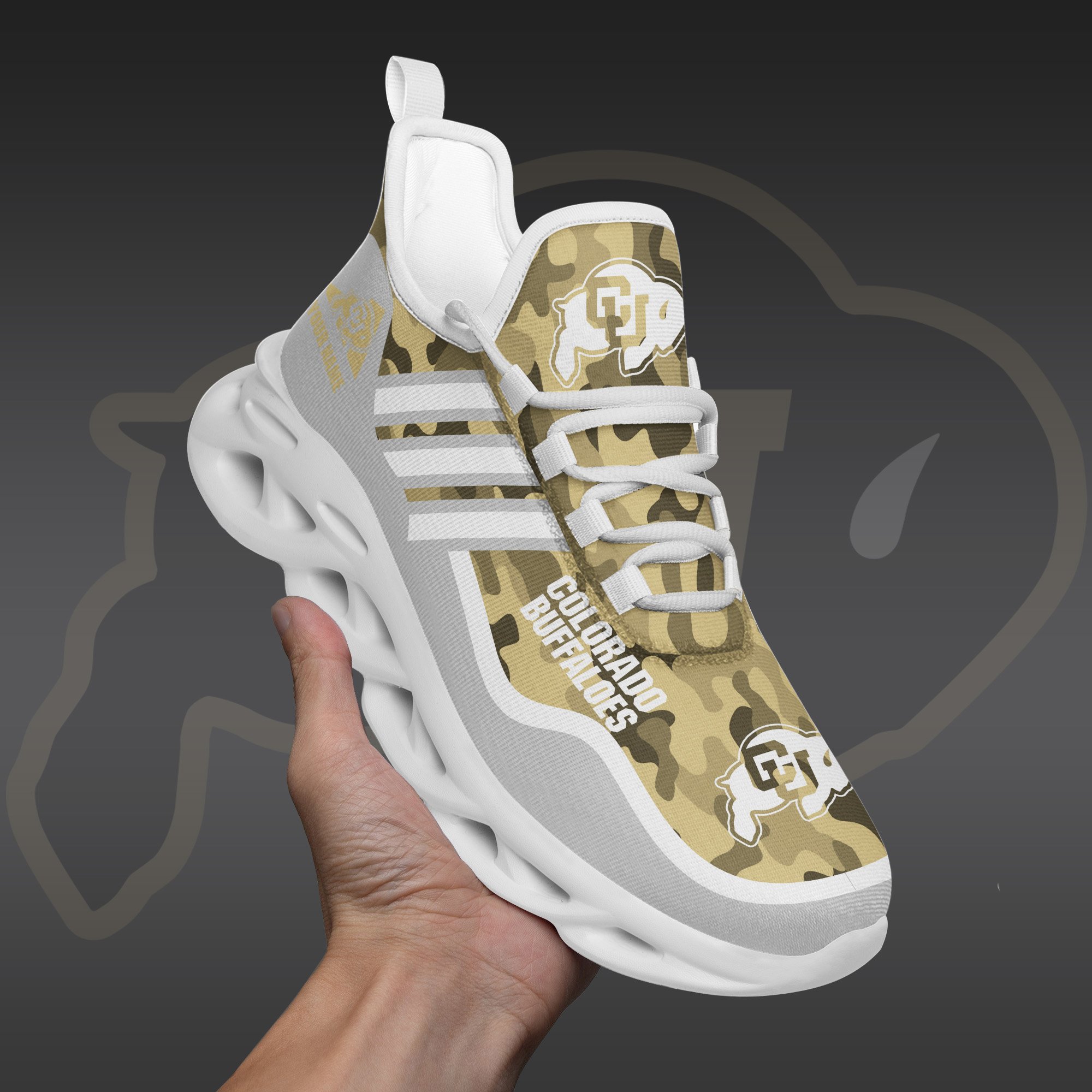 Colorado Buffaloes Black Max Soul Shoes 2026 Versions Custom Name 466
