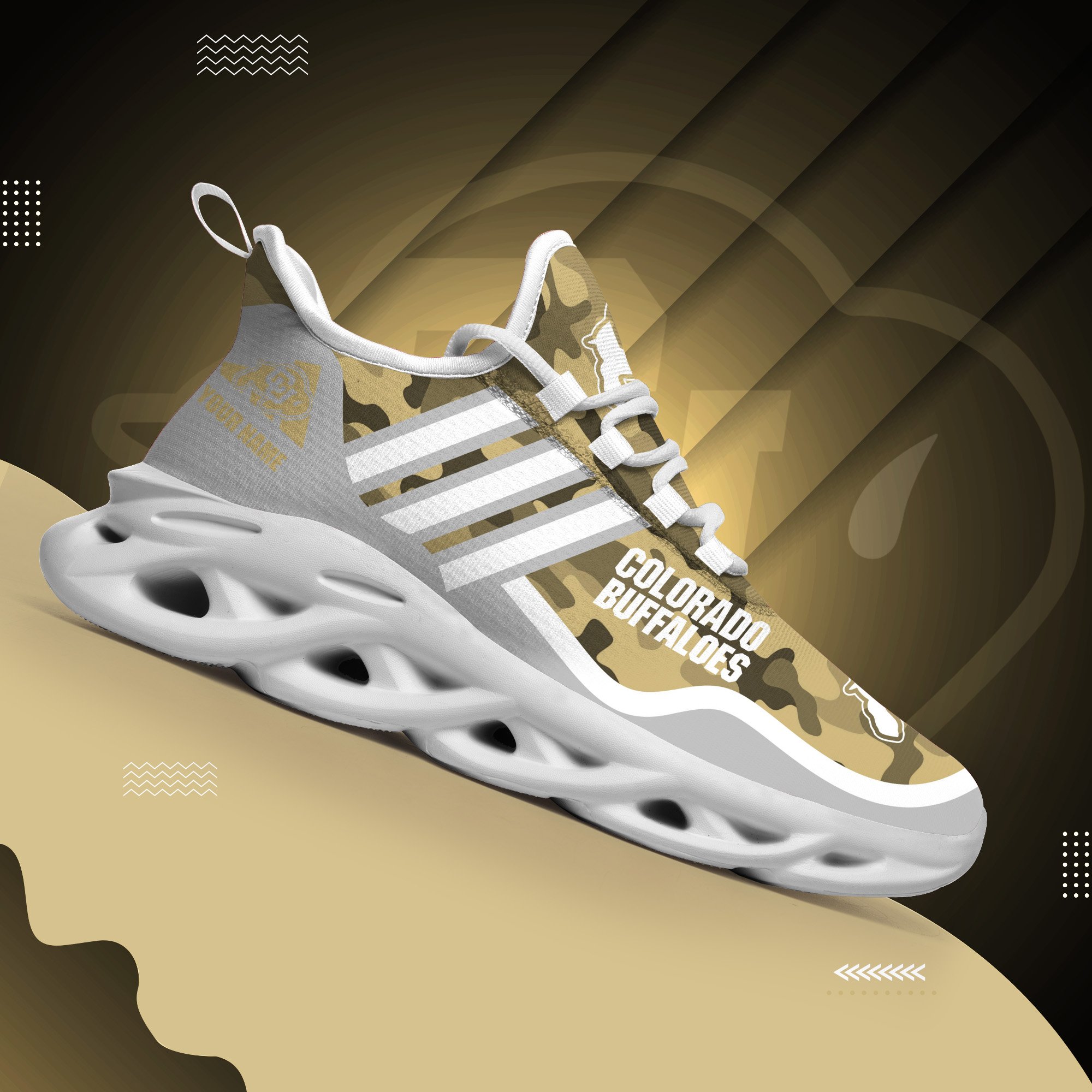 Colorado Buffaloes Black Max Soul Shoes 2026 Versions Custom Name 466