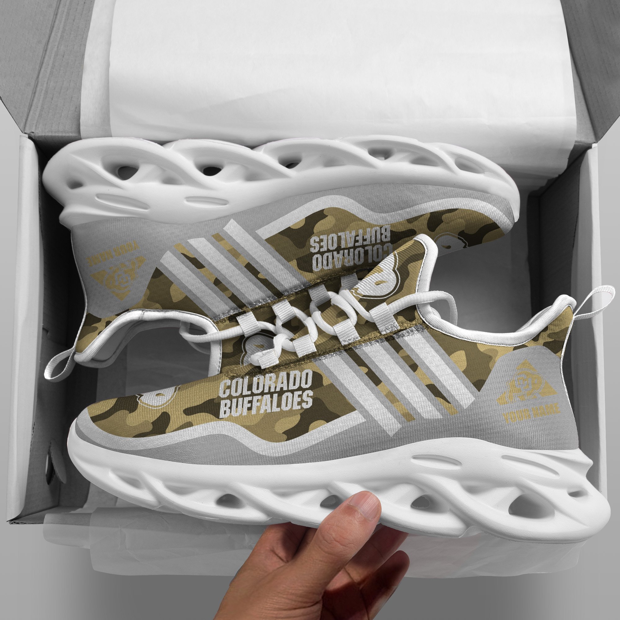 Colorado Buffaloes Black Max Soul Shoes 2026 Versions Custom Name 466