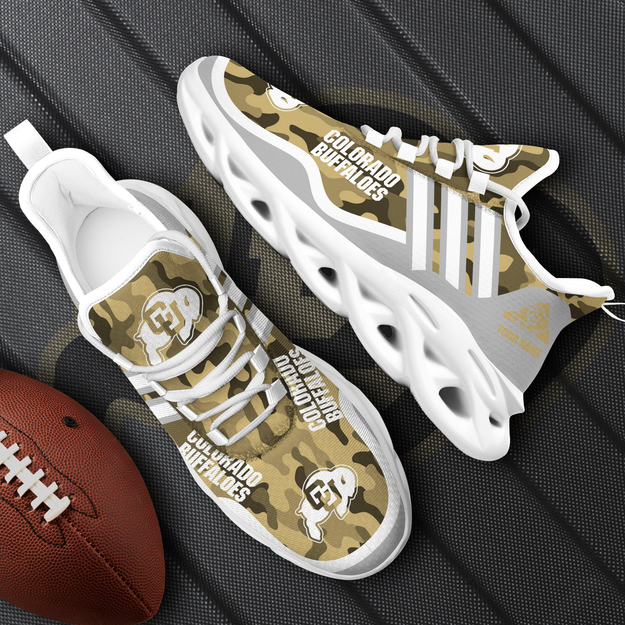 Colorado Buffaloes Black Max Soul Shoes 2026 Versions Custom Name 466
