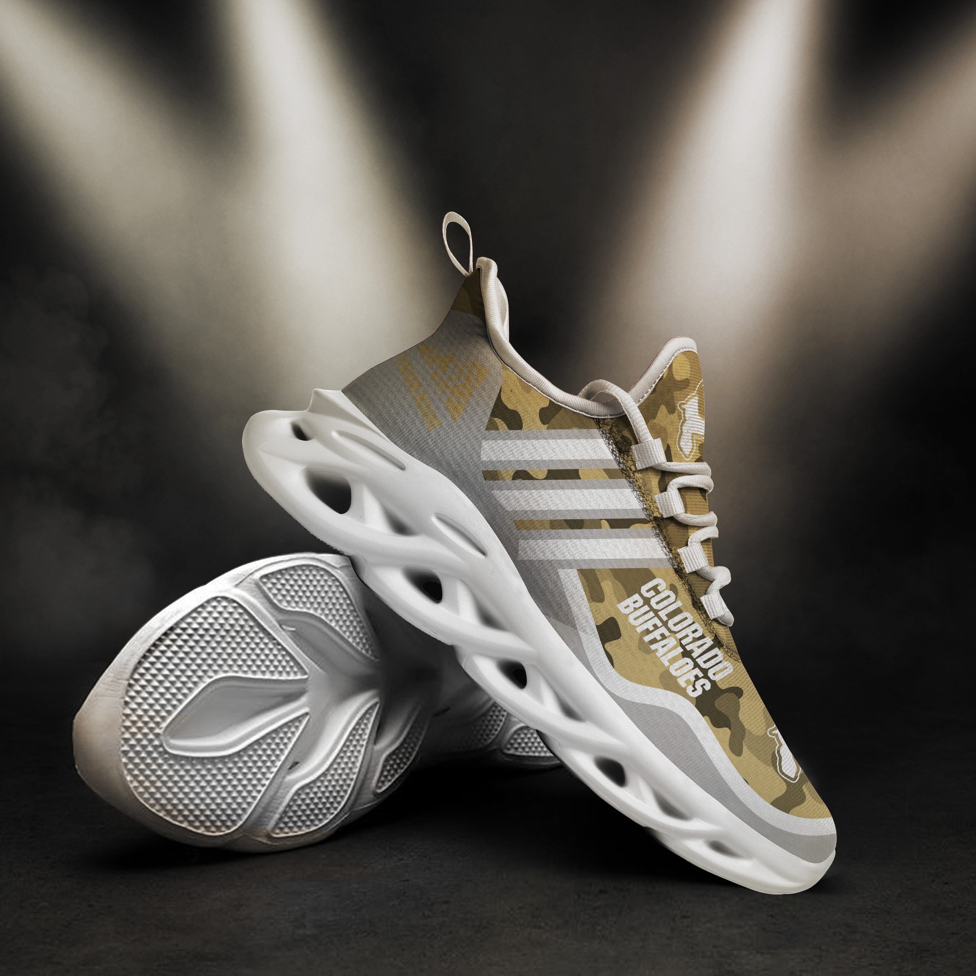 Colorado Buffaloes Black Max Soul Shoes 2026 Versions Custom Name 466