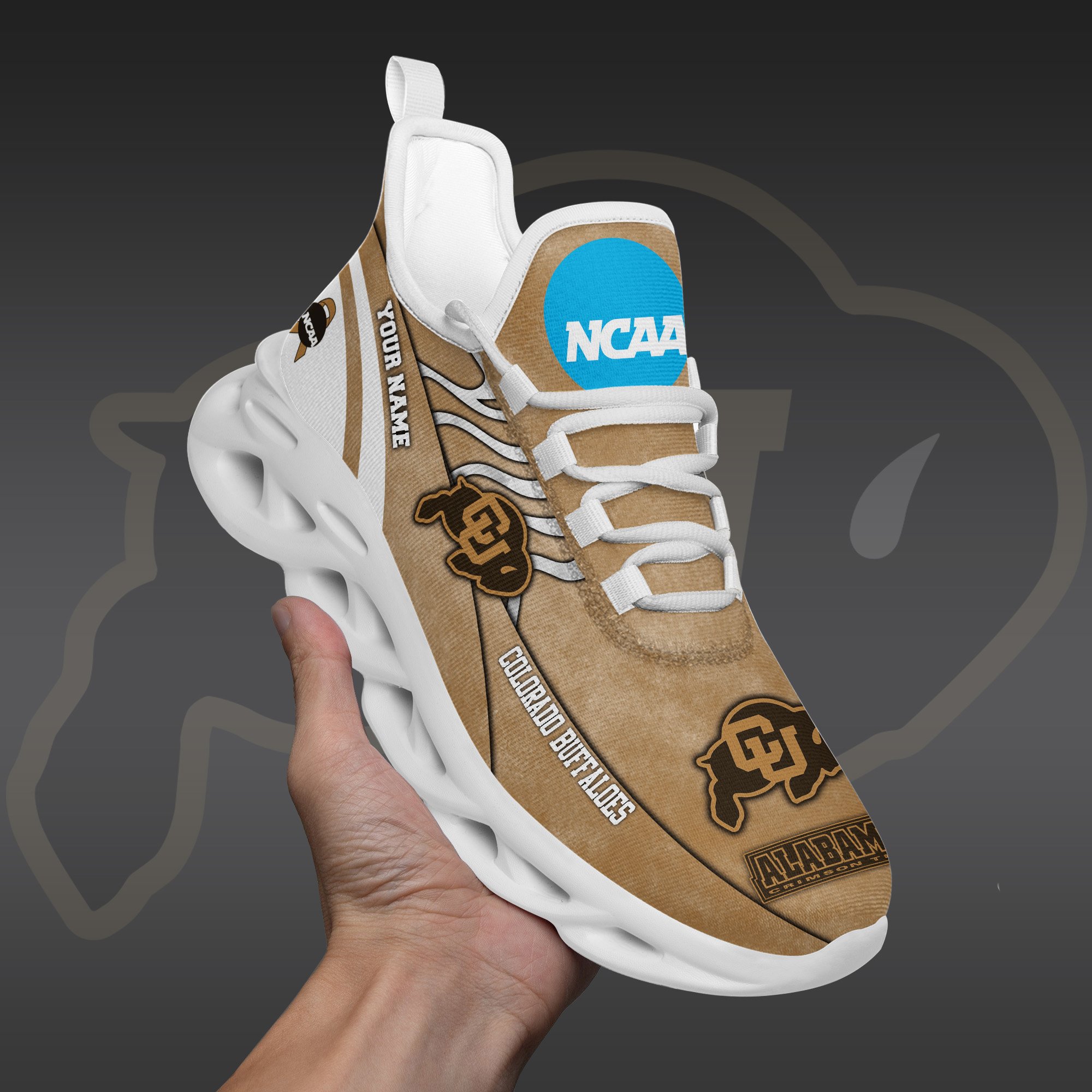 Colorado Buffaloes Black Max Soul Shoes 2026 Versions Custom Your Name And Number 312