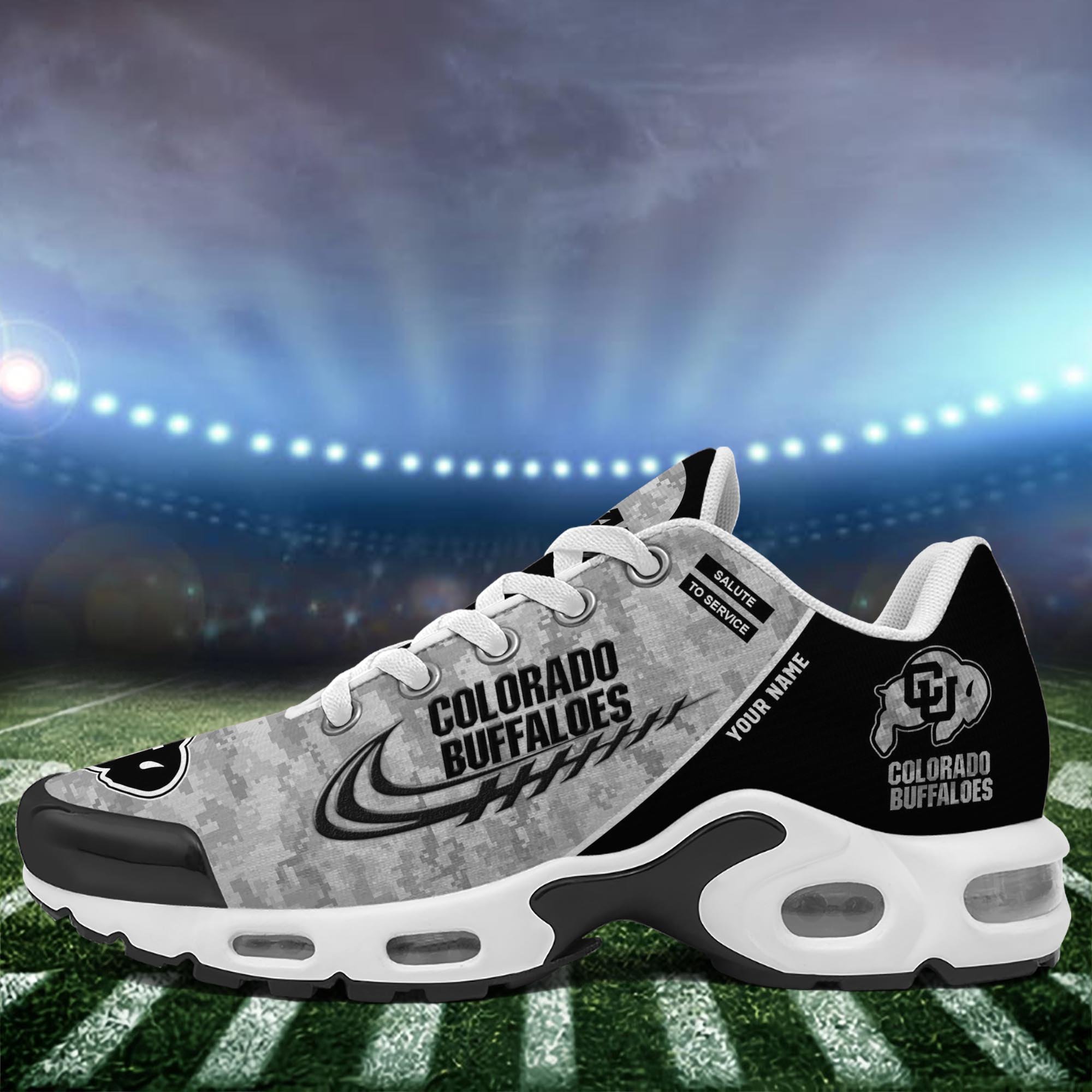 Colorado Buffaloes TN Shoes 2026 Version Custom Name, Camouflage Shoes