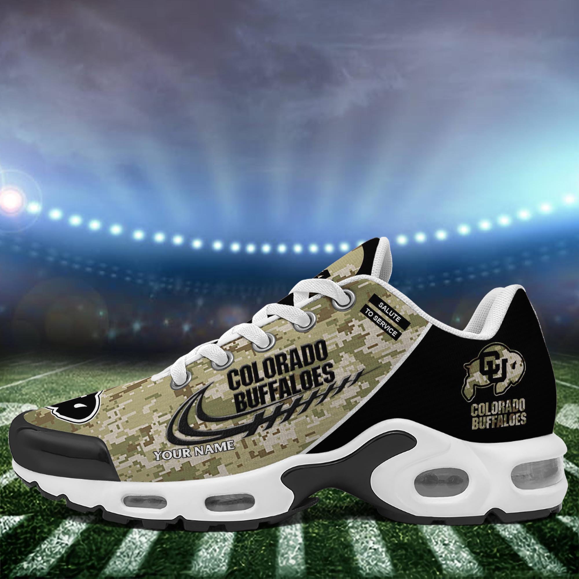 Colorado Buffaloes TN Shoes 2026 Version Custom Name, Camouflage Shoes, Gifts For Football Lovers PH636
