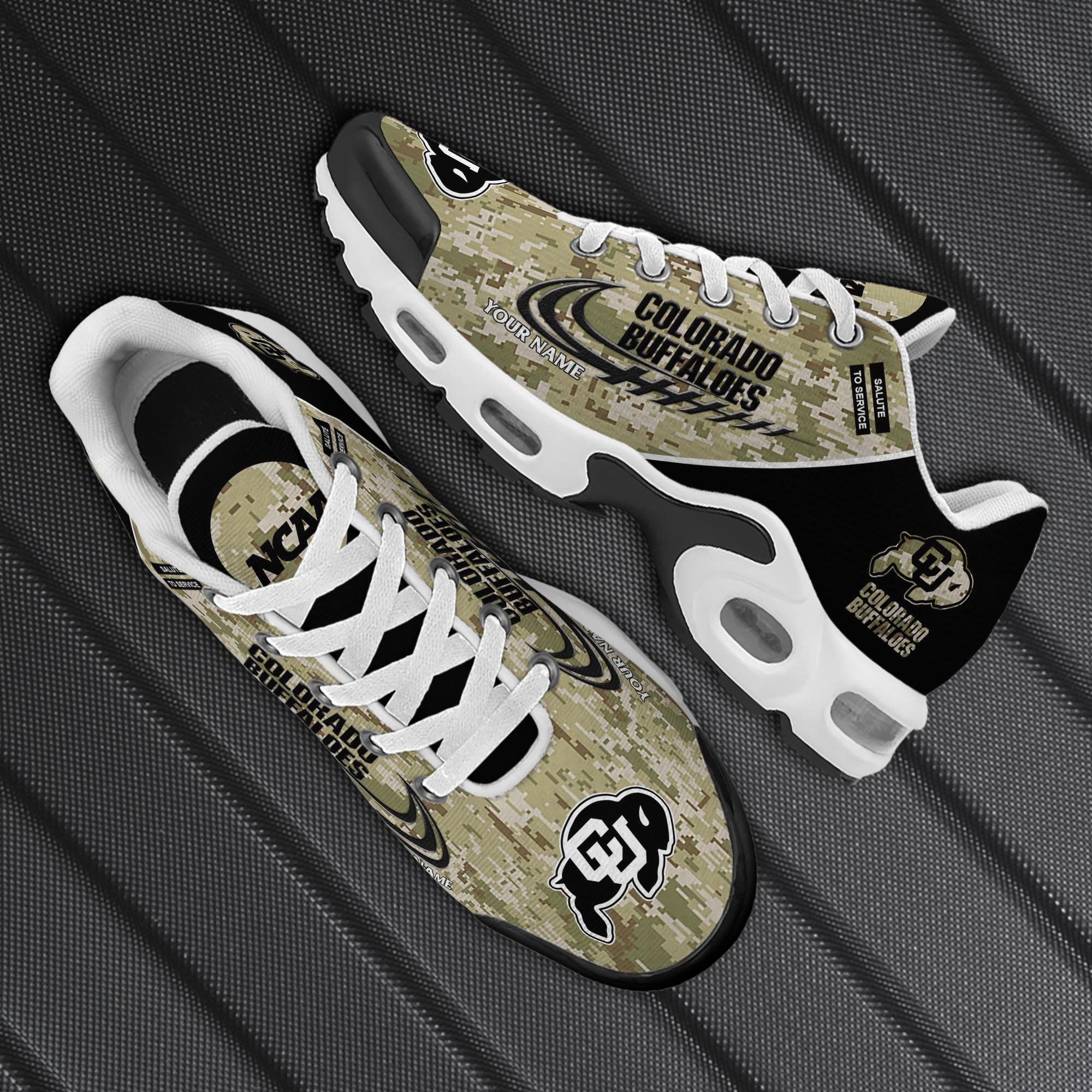 Colorado Buffaloes TN Shoes 2026 Version Custom Name, Camouflage Shoes, Gifts For Football Lovers PH636