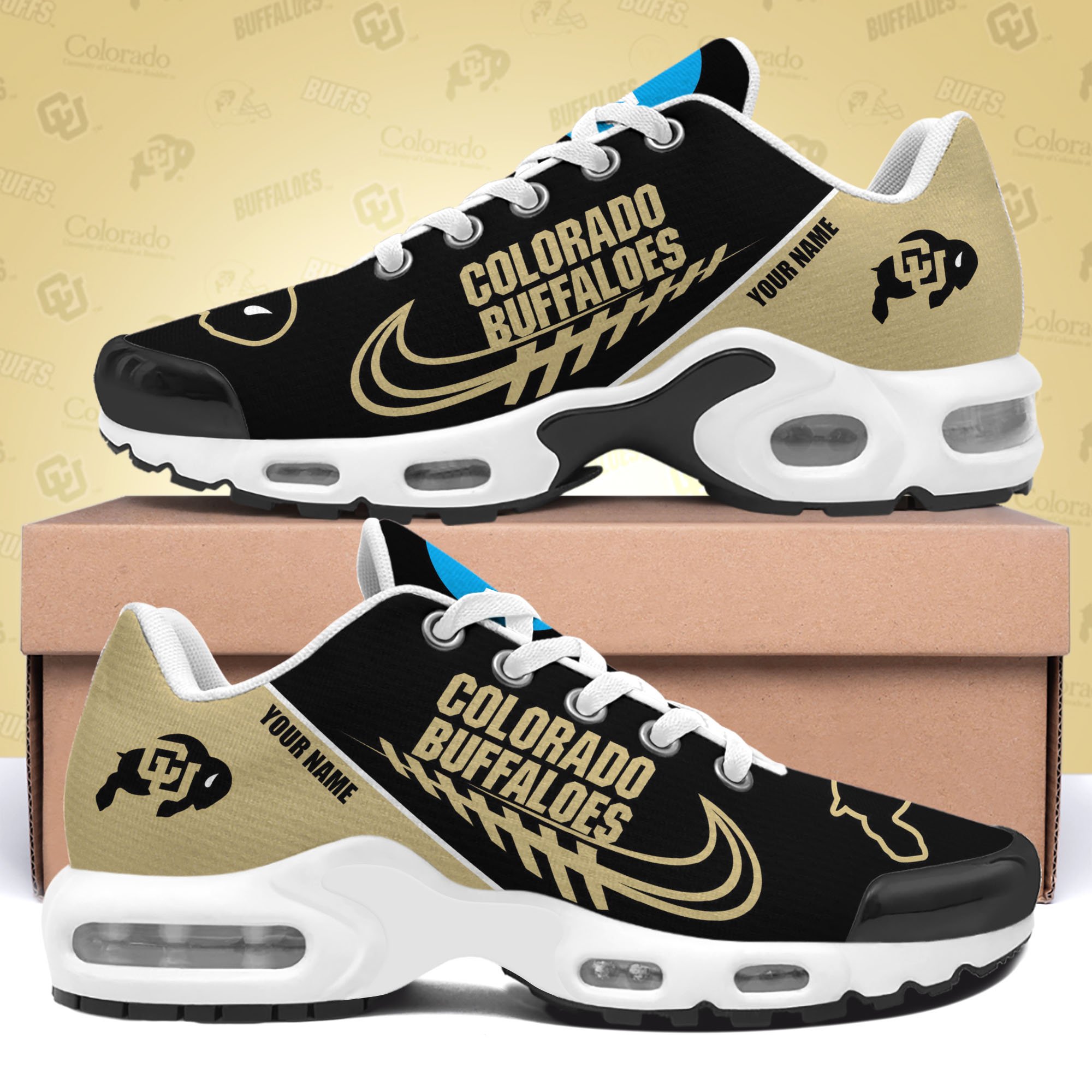 Colorado Buffaloes TN Shoes Custom Your Name 514