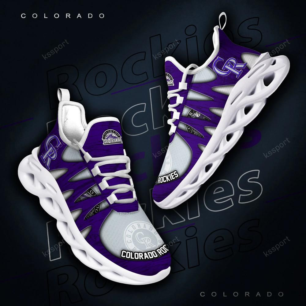 Colorado Rockies Max Soul Shoes, Running Sneakers