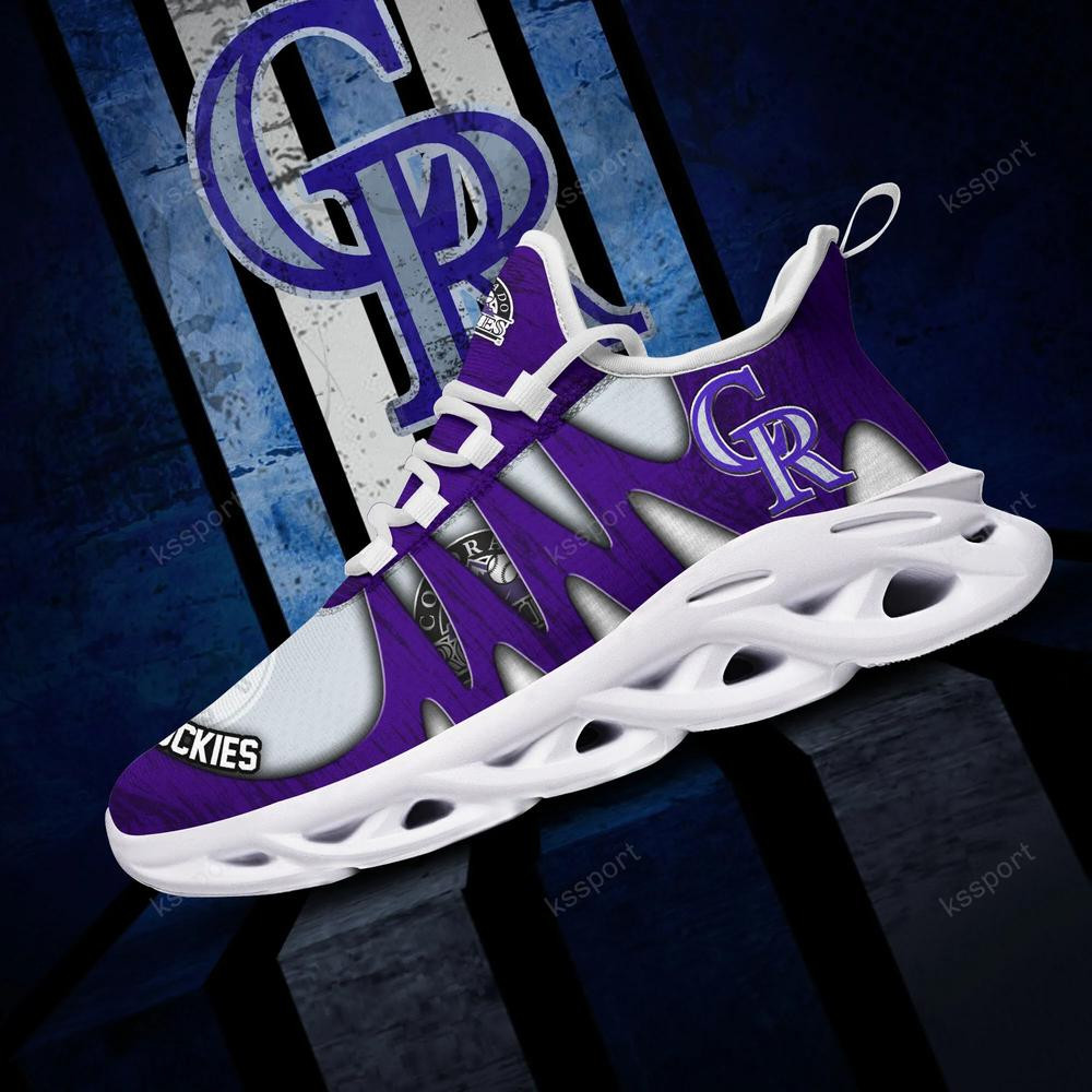 Colorado Rockies Max Soul Shoes, Running Sneakers