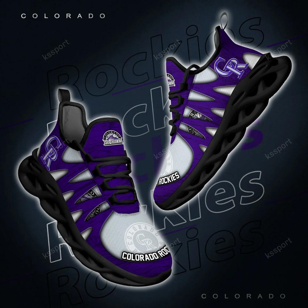 Colorado Rockies Max Soul Shoes, Running Sneakers
