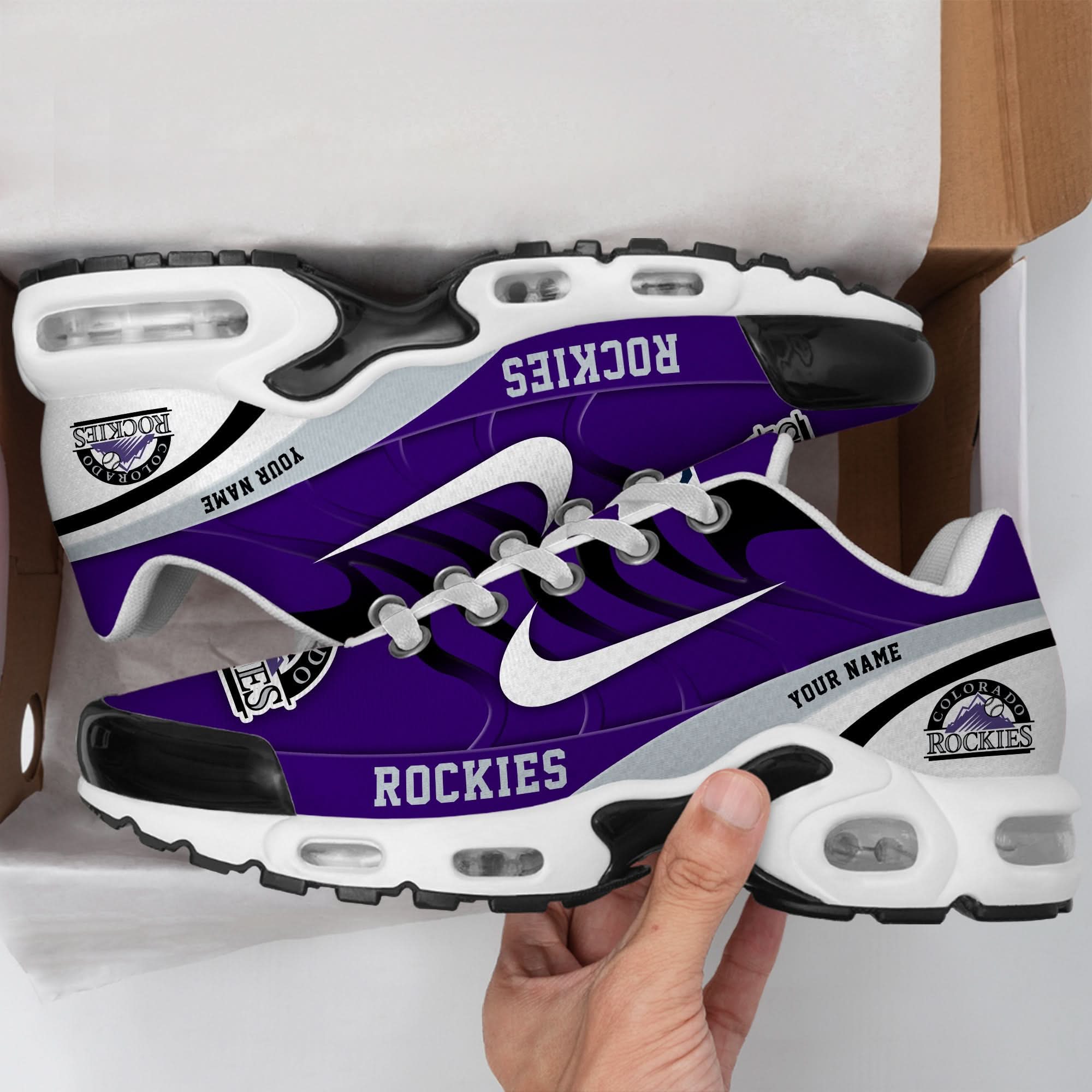 Colorado Rockies Personalized Air Max Shoes TD 300525