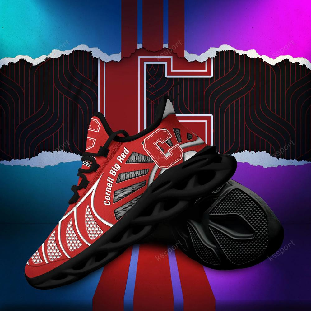 Cornell Big Red Max Soul Clunky, Black And White Running Shoes