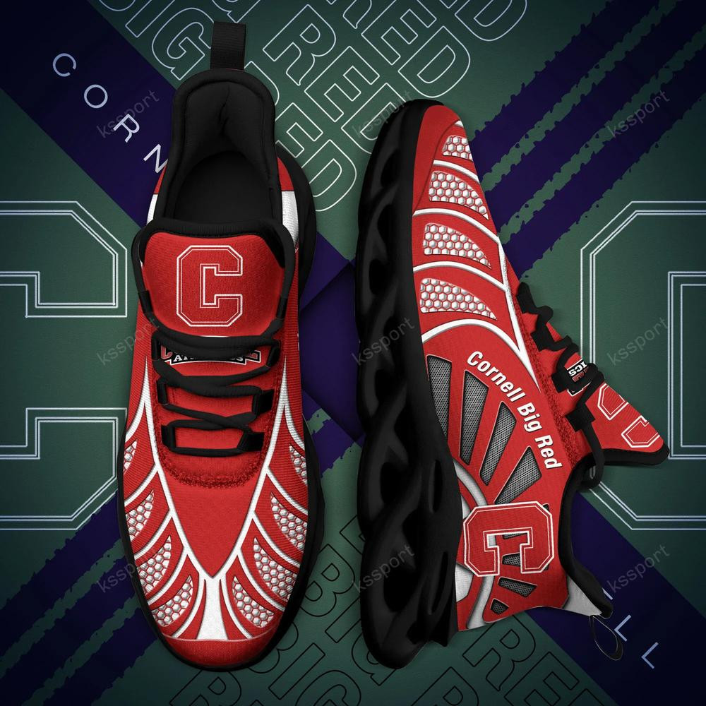Cornell Big Red Max Soul Clunky, Black And White Running Shoes