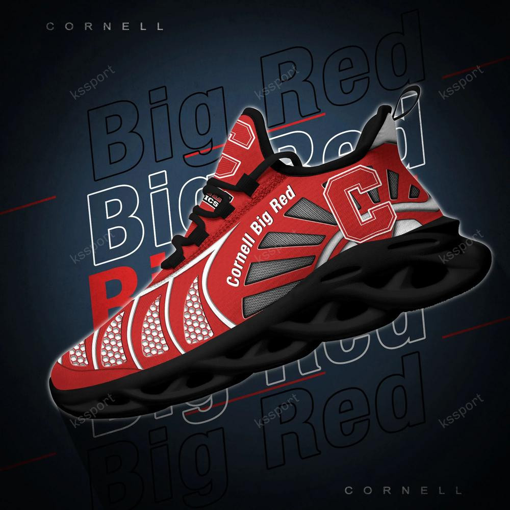 Cornell Big Red Max Soul Clunky, Black And White Running Shoes