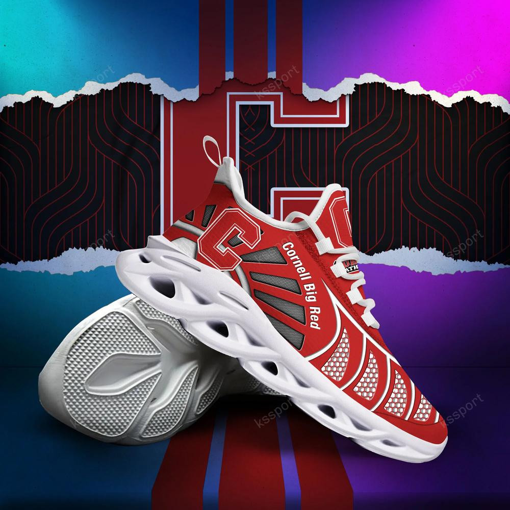 Cornell Big Red Max Soul Clunky, Black And White Running Shoes