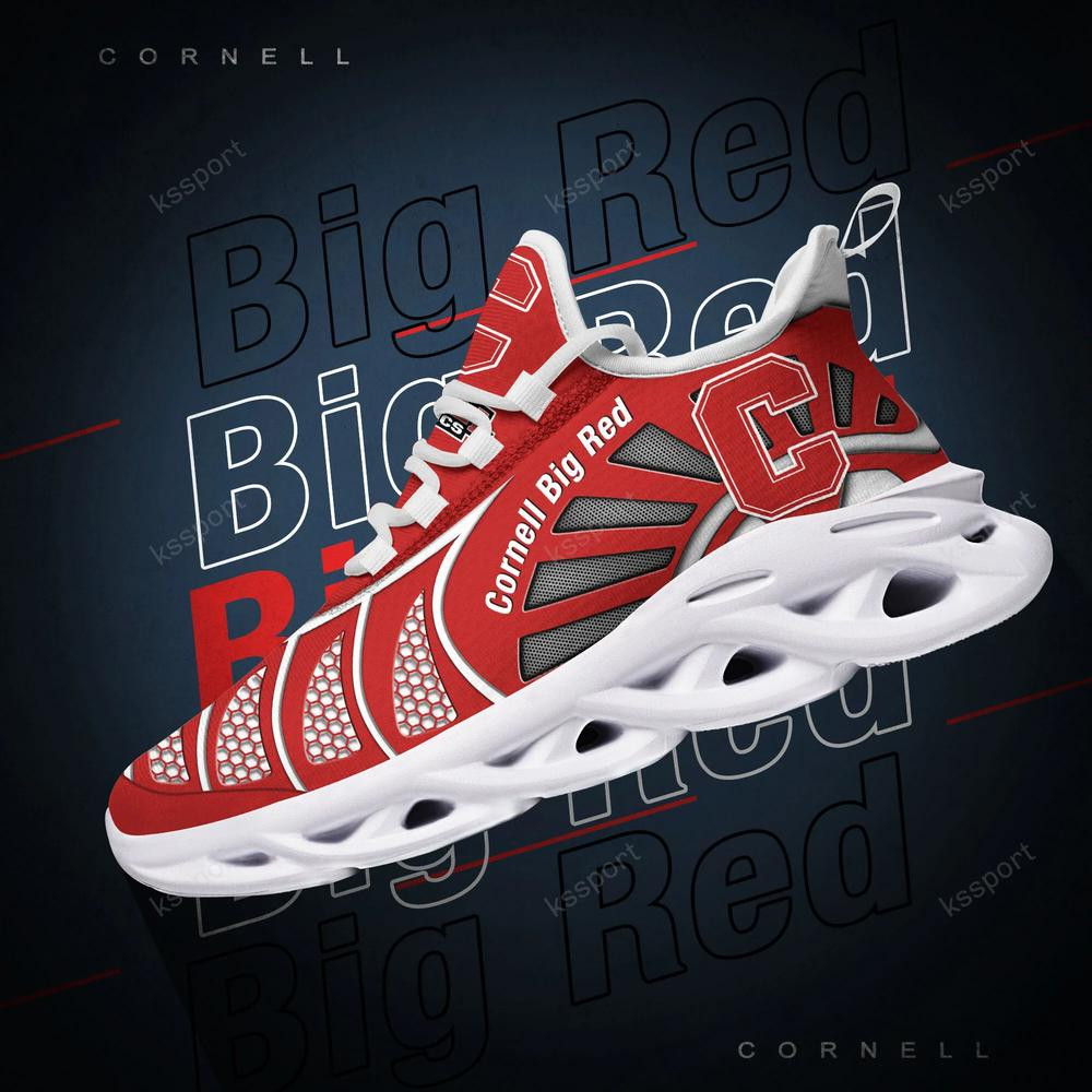 Cornell Big Red Max Soul Clunky, Black And White Running Shoes