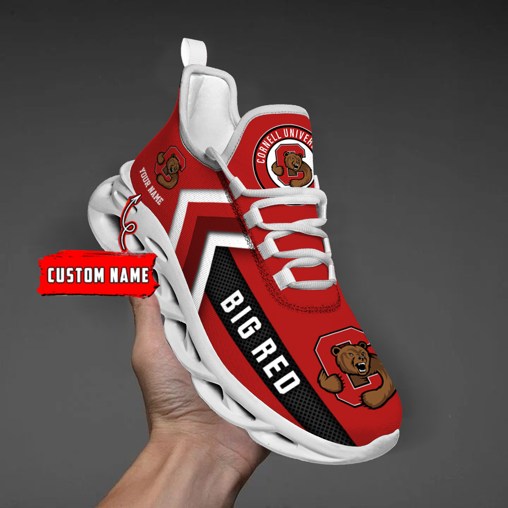 Cornell Big Red Personalized Custom Name Max Soul Shoes DS003
