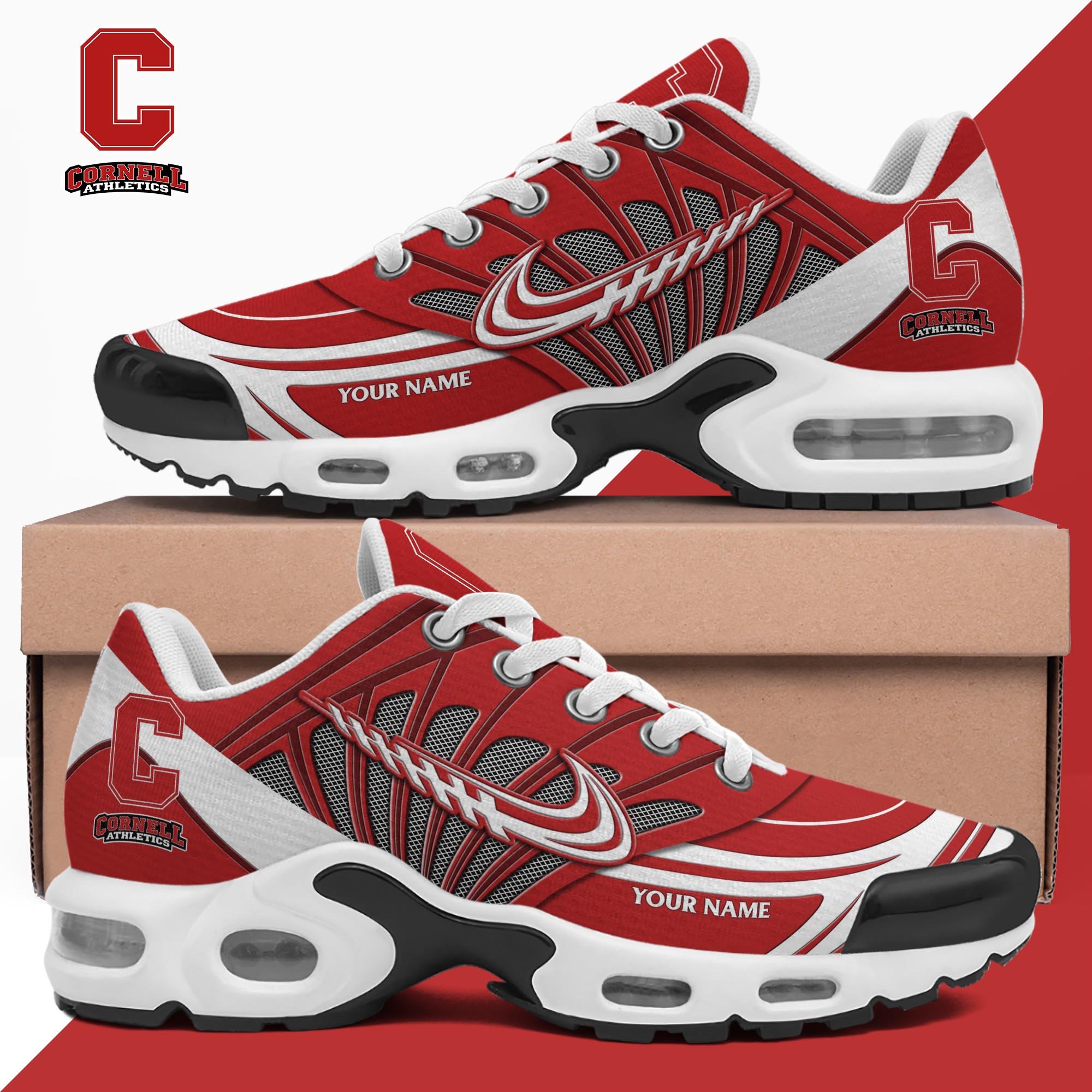 Cornell Big Red TN Shoes 2026 Version Custom Name 135