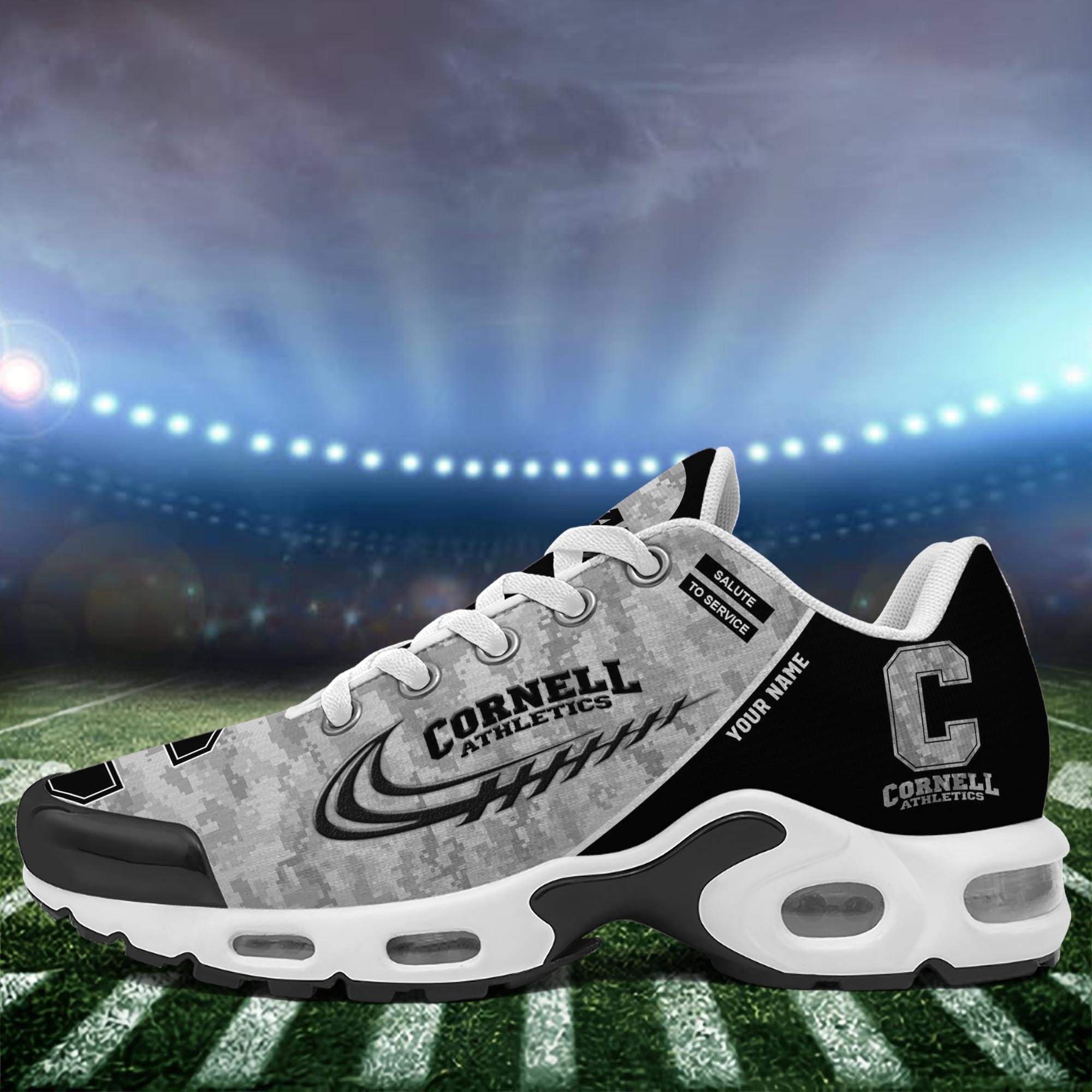 Cornell Big Red TN Shoes 2026 Version Custom Name, Camouflage Shoes PH585