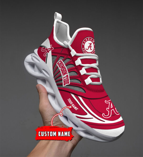 Custom Name 01 Alabama Crimson Tide PERSONALIZED MAX SOUL SHOES DS001
