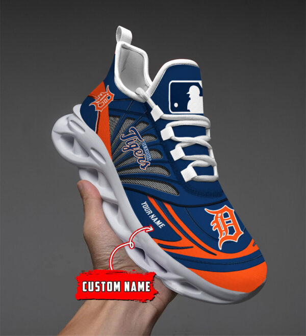 Custom Name Detroit Tigers PERSONALIZED MAX SOUL SHOES DS005